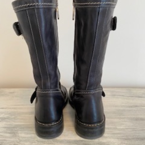 Donald Pliner AMY moto boot 6.5 black - Picture 4 of 7